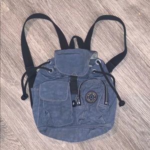 Baby Blue Kipling Mini Backpack